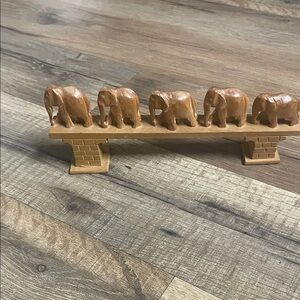 Wood Decoration elephants